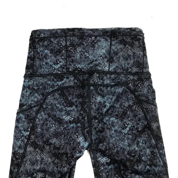 RARE Lululemon Fast And Free 7/8 Legging Fairisle Size 2 EUC! - Picture 3 of 8